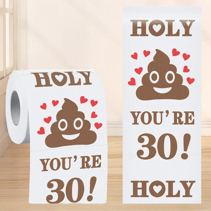 Lisslune | Poop Happy Birthday Printed Roll Paper