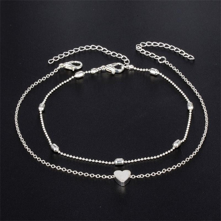 Lisslune | Fashion Heart Anklets for Women