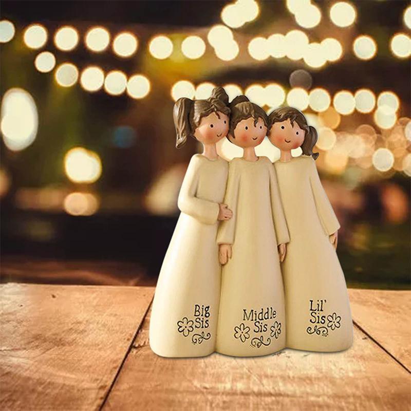 Lisslune | Celebration Friendship Gifts Statue - Hand-Painted Sculptures Ornament