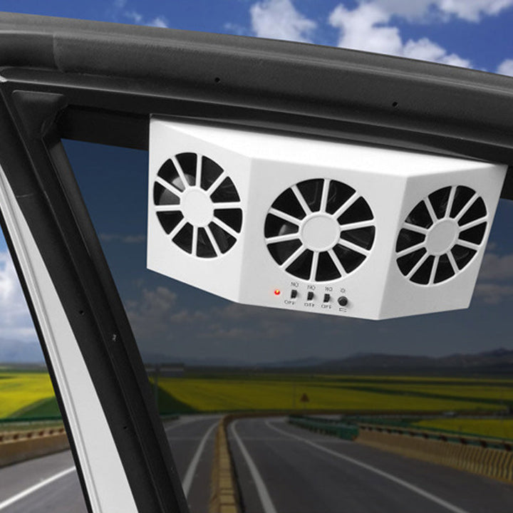 Lisslune | Solar vehicle exhaust fan