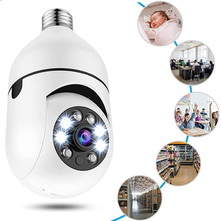Lisslune | Intelligent wireless WiFi full-color camera with light bulb