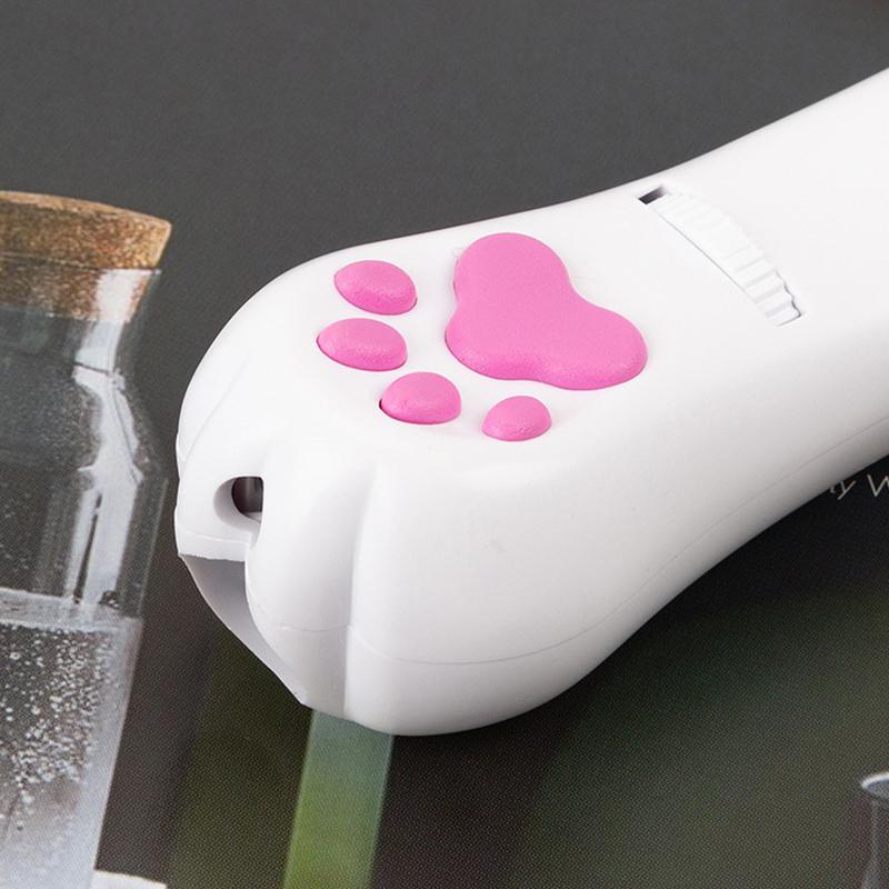 Lisslune | PurrPlay USB Rechargeable Cat Laser Toy – Interactive LED Light with 4 Cartridges