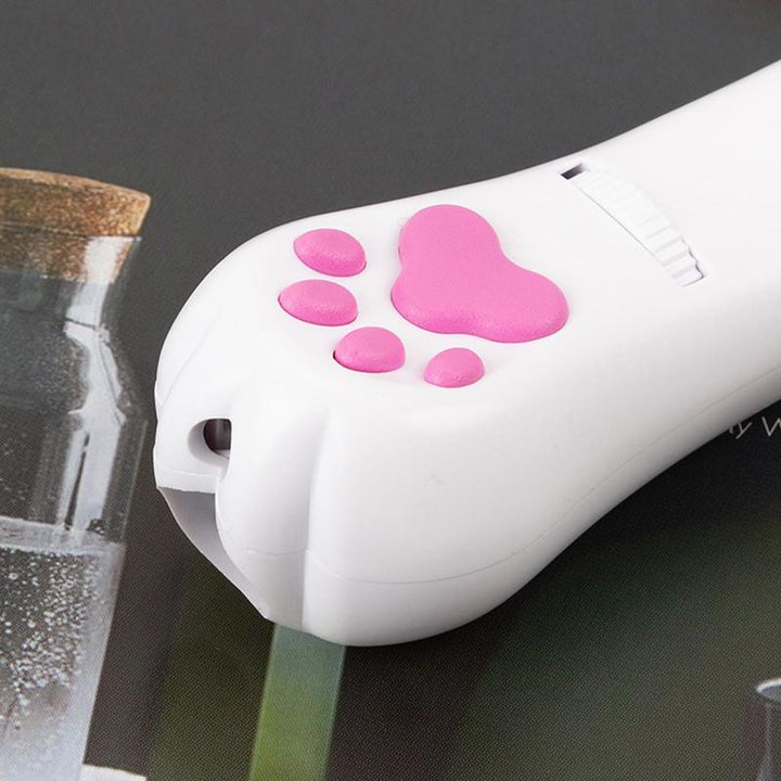 Lisslune | PurrPlay USB Rechargeable Cat Laser Toy – Interactive LED Light with 4 Cartridges