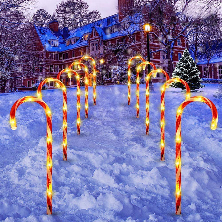 Lisslune | Solar Candy Cane Christmas Decorations