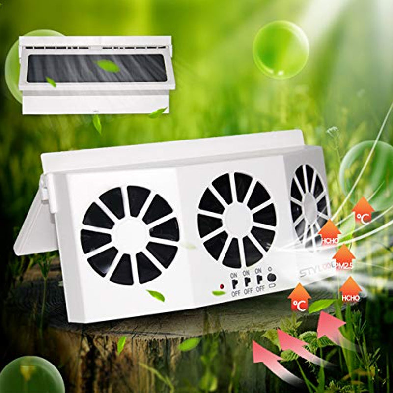 Lisslune | Solar-powered vehicle exhaust fan