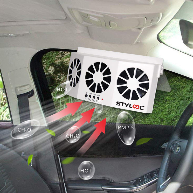 Lisslune | Solar vehicle exhaust fan