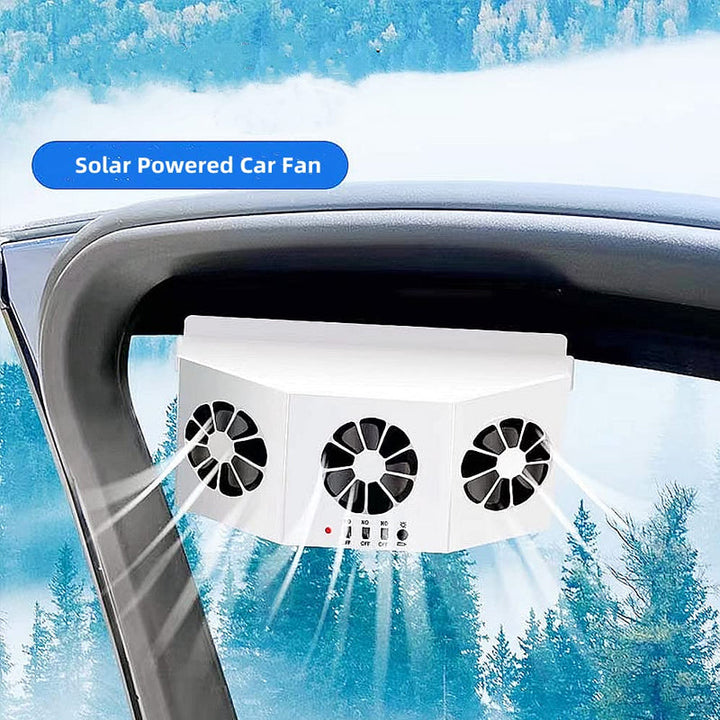 Lisslune | Solar vehicle exhaust fan
