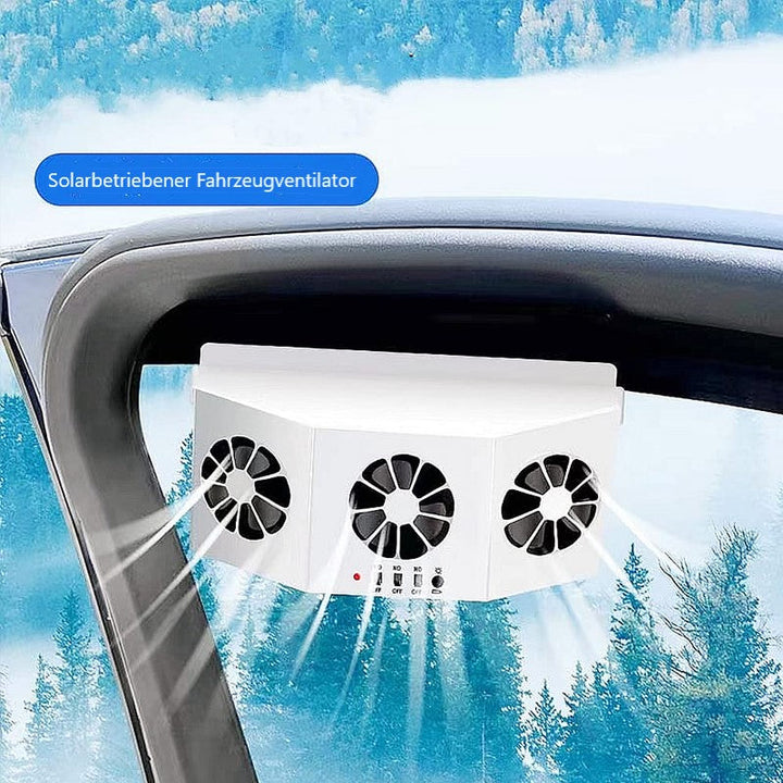 Lisslune | Solar-powered vehicle exhaust fan