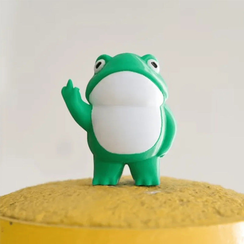 Lisslune | Middle finger frog ornament