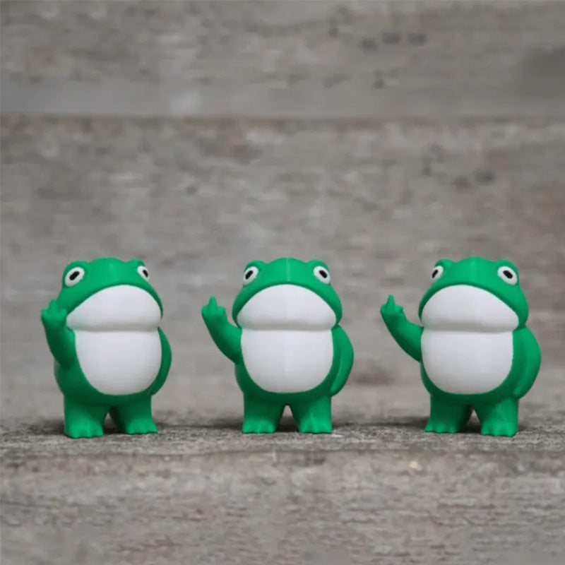 Lisslune | Middle finger frog ornament
