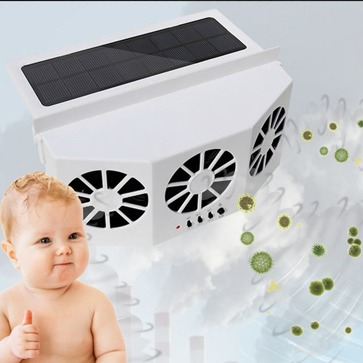 Lisslune | Solar-powered vehicle exhaust fan