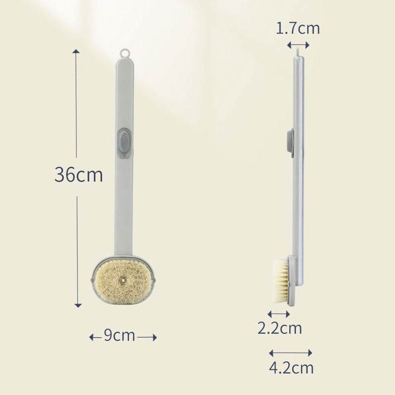Lisslune | Bath Massage Brush with Long Handle