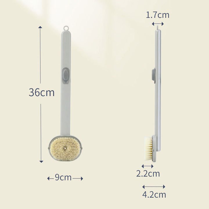 Lisslune | Bath Massage Brush with Long Handle
