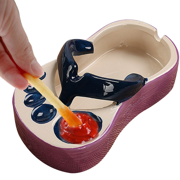 Lisslune | Ceramic Flip Flop Food Serving Bowl