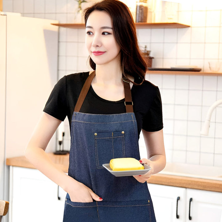 Lisslune | Adjustable Denim Apron