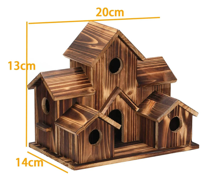Lisslune | 6-Hole Handmade Birdhouse