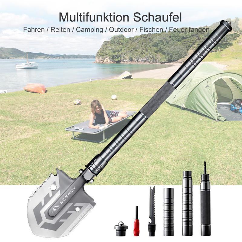 Lisslune | Portable Military Folding Shovel Outdoor Multipurpose Spade