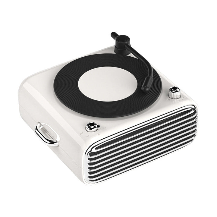 Lisslune | Retro Bluetooth Speaker, with FM Radio & Air Freshener, for Home & Office