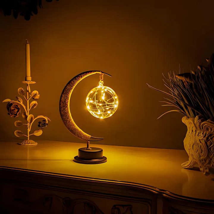 Lisslune | Elegant LED Table Lamp for a Magical Atmosphere