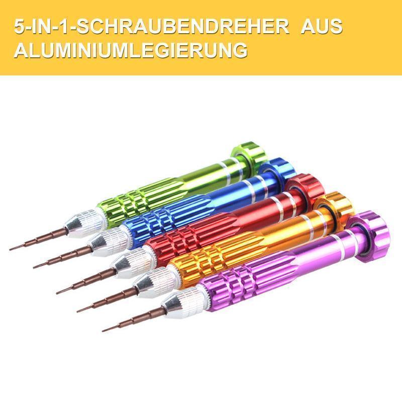 Lisslune | 5 in 1 Precision Torx Screwdriver Magnet Set Handy Watch Repair Tool Set