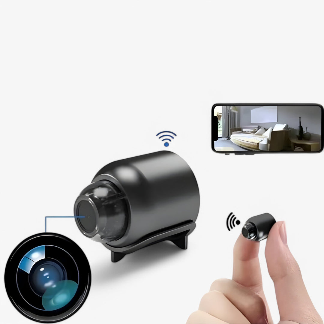 Lisslune | Uniko HD Mini Security Camera – Wireless 1080P Monitoring with Night Vision & Motion Detection