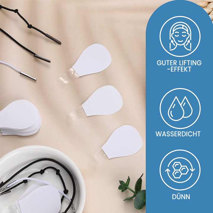 Lisslune | Waterproof and invisible facelift stickers, 120 pieces