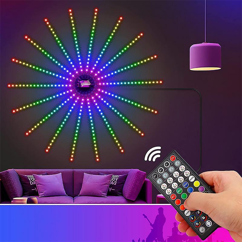 Lisslune | GlowArt Smart LED Wall Light with Remote Control and DIY Light Settings