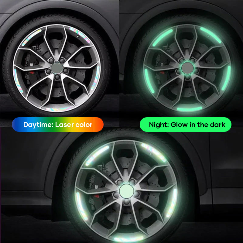 Lisslune | Reflective Car Rims Stickers