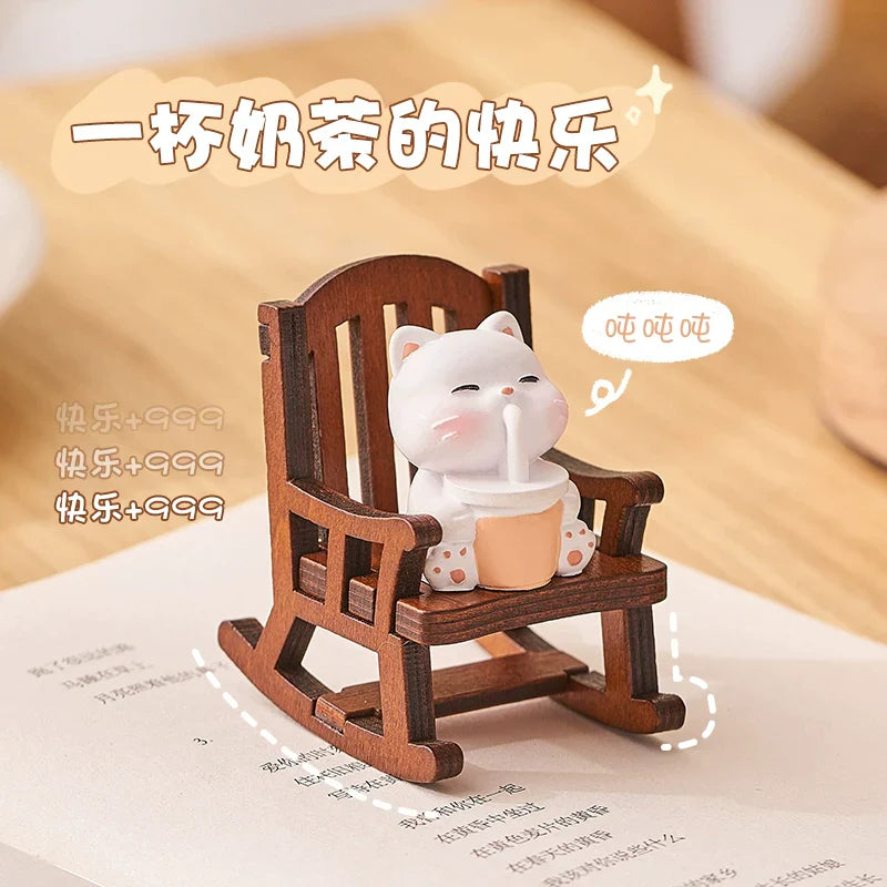 Lisslune | Cute Stress-Relief Desk Decor: Mood-Boosting Office Trinket for Gals