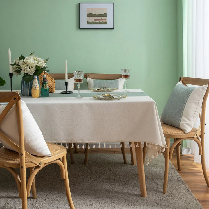 Lisslune | Glisstra Geometric Tassel Tablecloth