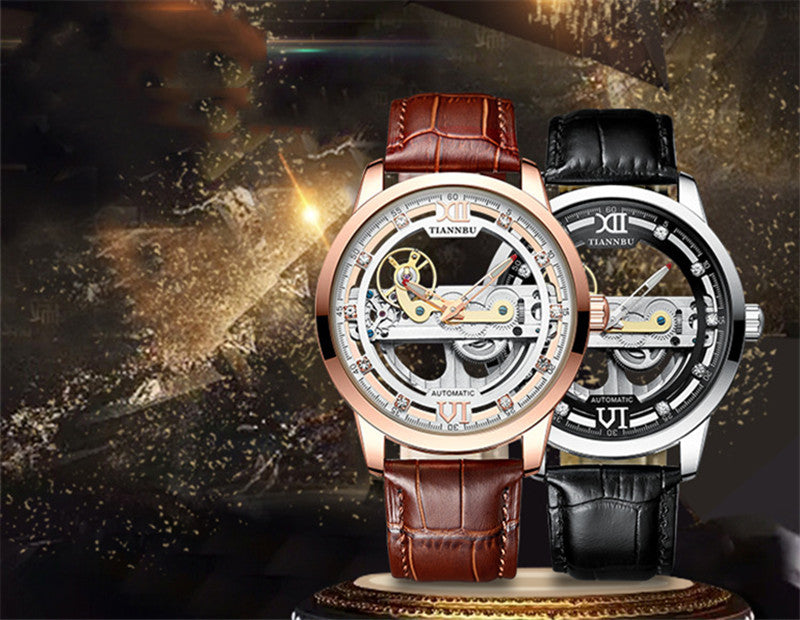 Lisslune | Skeleton Tourbillon Ultra Thin Automatic Mechanical Watch