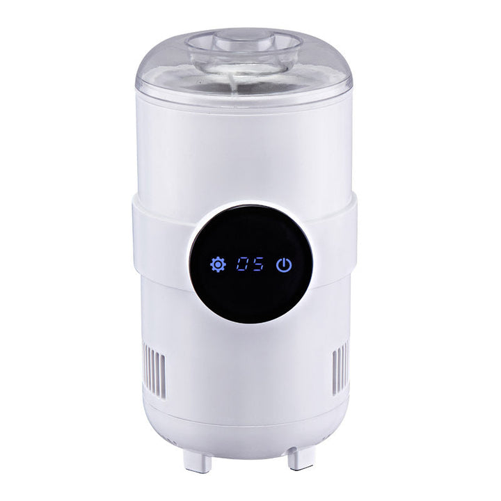Lisslune | Mini & Portable Electric Beverage Cooling and Heating Cup Holder, 5¬∞C to 55¬∞C, for Beer Milk Tea & More