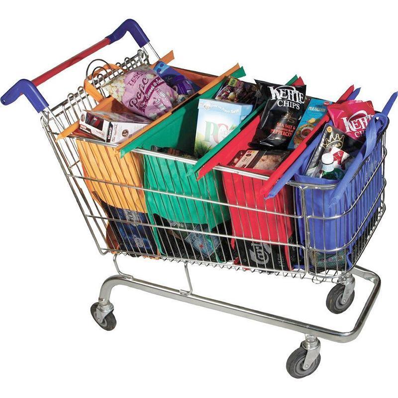 Lisslune | 4 in 1 reusable shopping cart bags