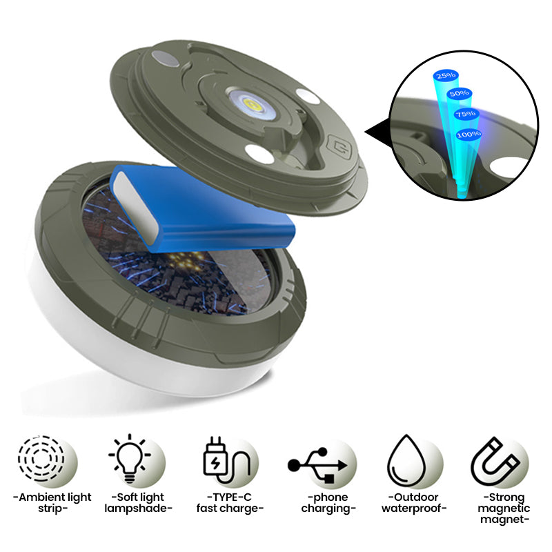 Lisslune | Outdoor waterproof portable foldable light string