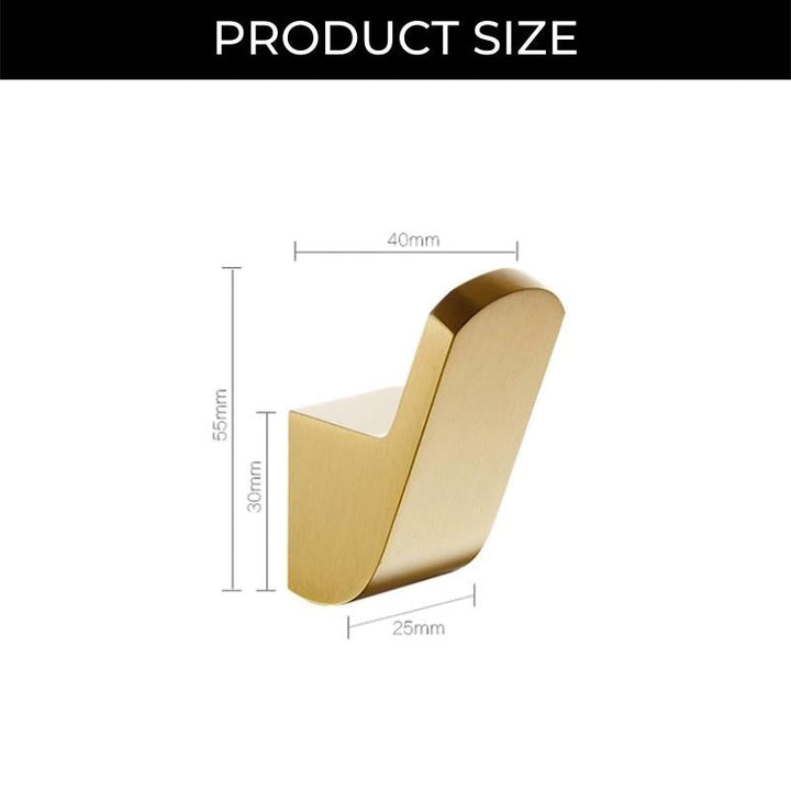 Lisslune | Lauren Golden Brass Dress Wall Hook
