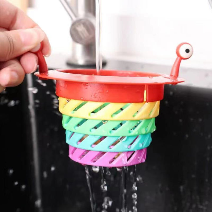 Lisslune | Little Monster Colorful Foldable Sink Strainer Basket