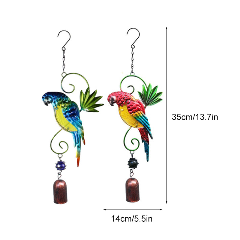 Lisslune | Three-dimensional parrot wind chime, hanging decoration