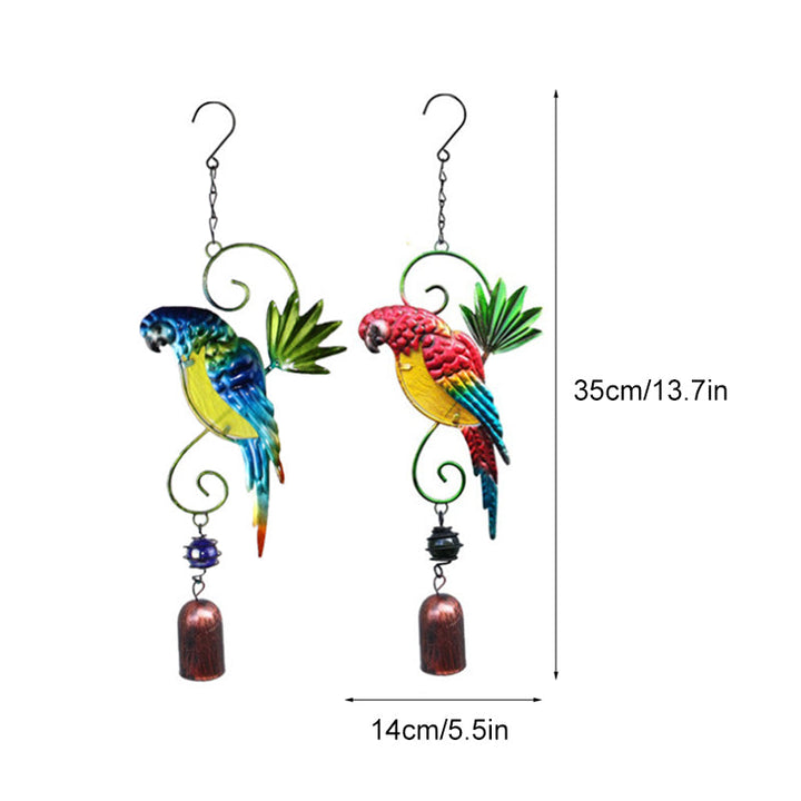 Lisslune | Three-dimensional parrot wind chime, hanging decoration