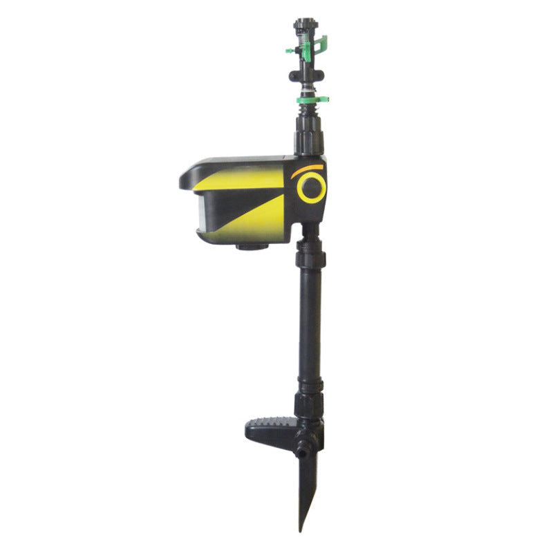 Lisslune | Solar Powered Motion Activated Sprinkler for Deer and Garden Pest Deterrent