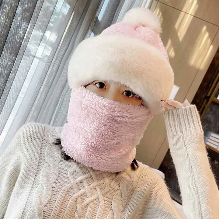 Lisslune | Mask scarf unique piece hat
