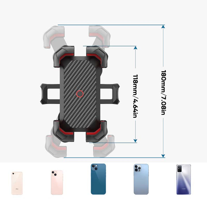Lisslune | Universal Bike Phone Holder with 360° View