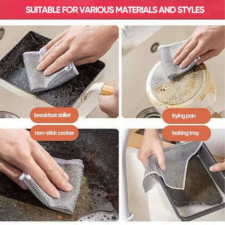 Lisslune | Multifunctional scratch-free wire dish towel