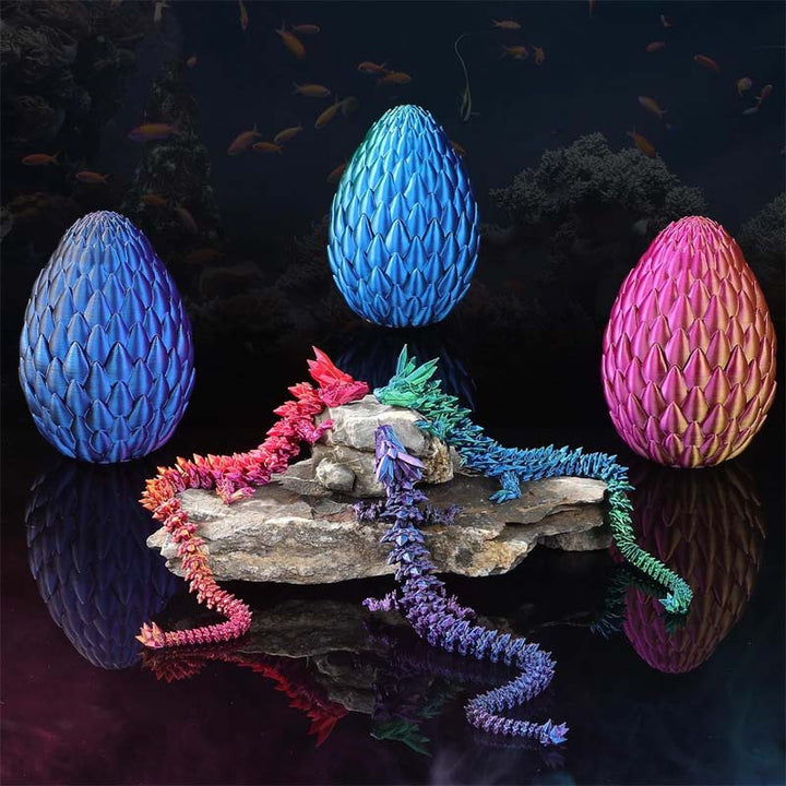 Lisslune | Gemstone Dragon Egg Ornaments