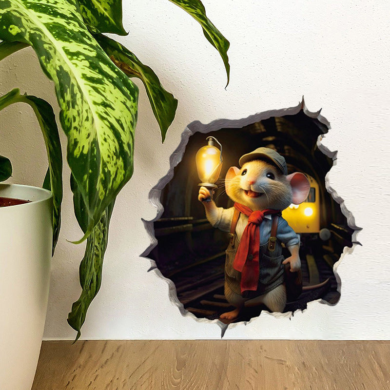 Lisslune | Wall Sticker Mouse Hole