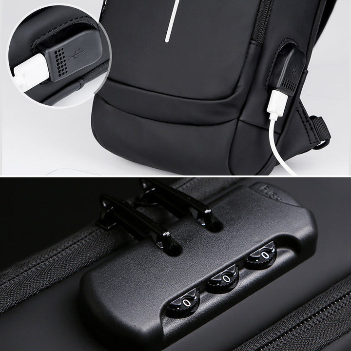 Skorter | Theft-proof shoulder bag with USB charging port