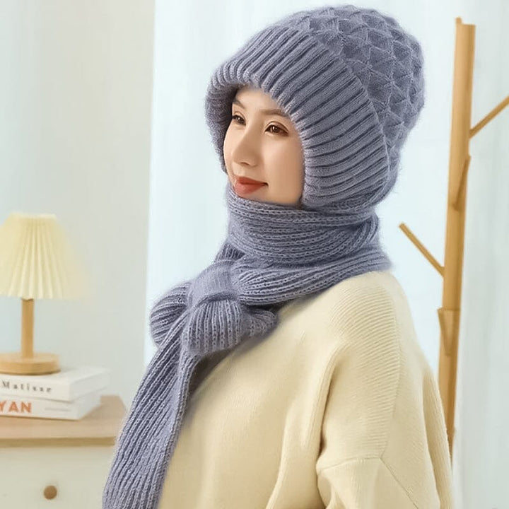 Lisslune | Integrated Hearing Protection Windproof Hat Scarf