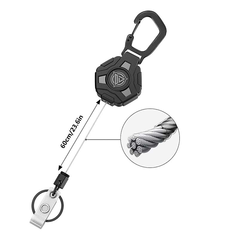 Lisslune | Heavy retractable keychain