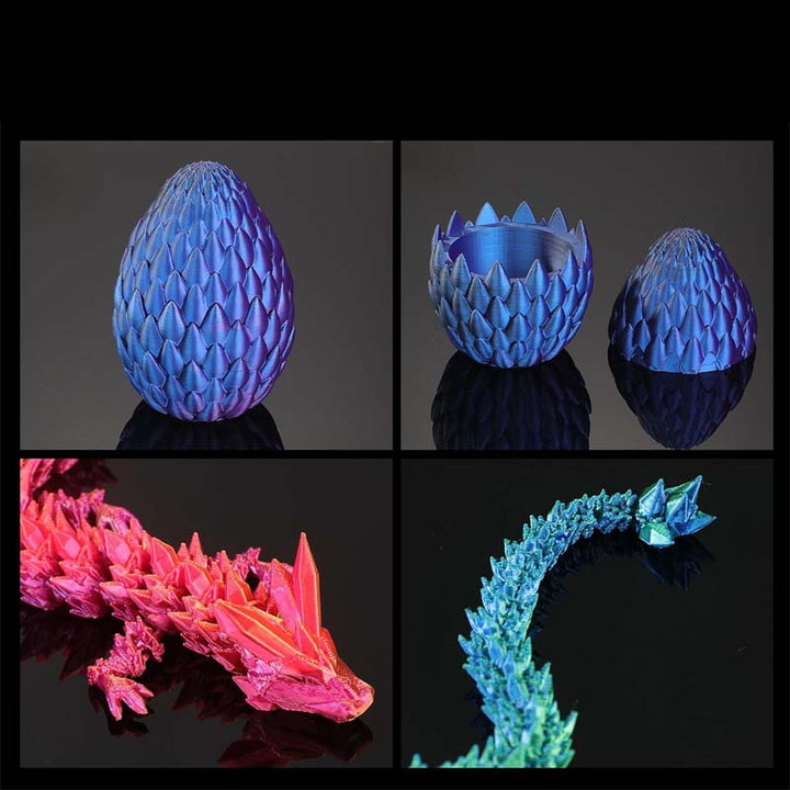 Lisslune | Gemstone Dragon Egg Ornaments