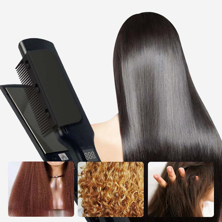 Lisslune | Hair Straightener Brush Attachment Comb