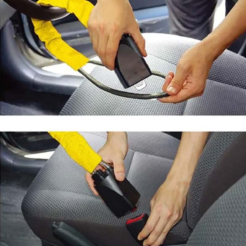 Lisslune | Unbeatable Steering Wheel Lock - Highest Theft Protection
